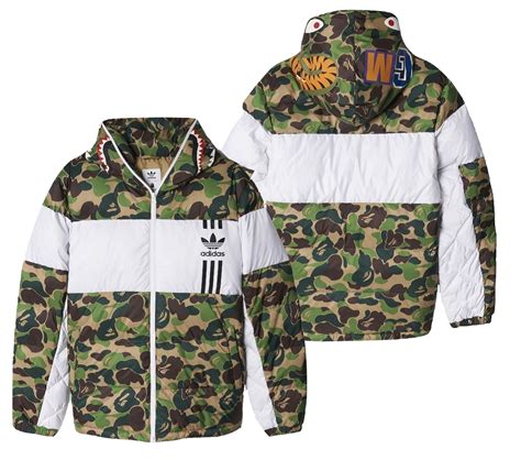 adidas bape down jacket replica|bape jackets for sale.